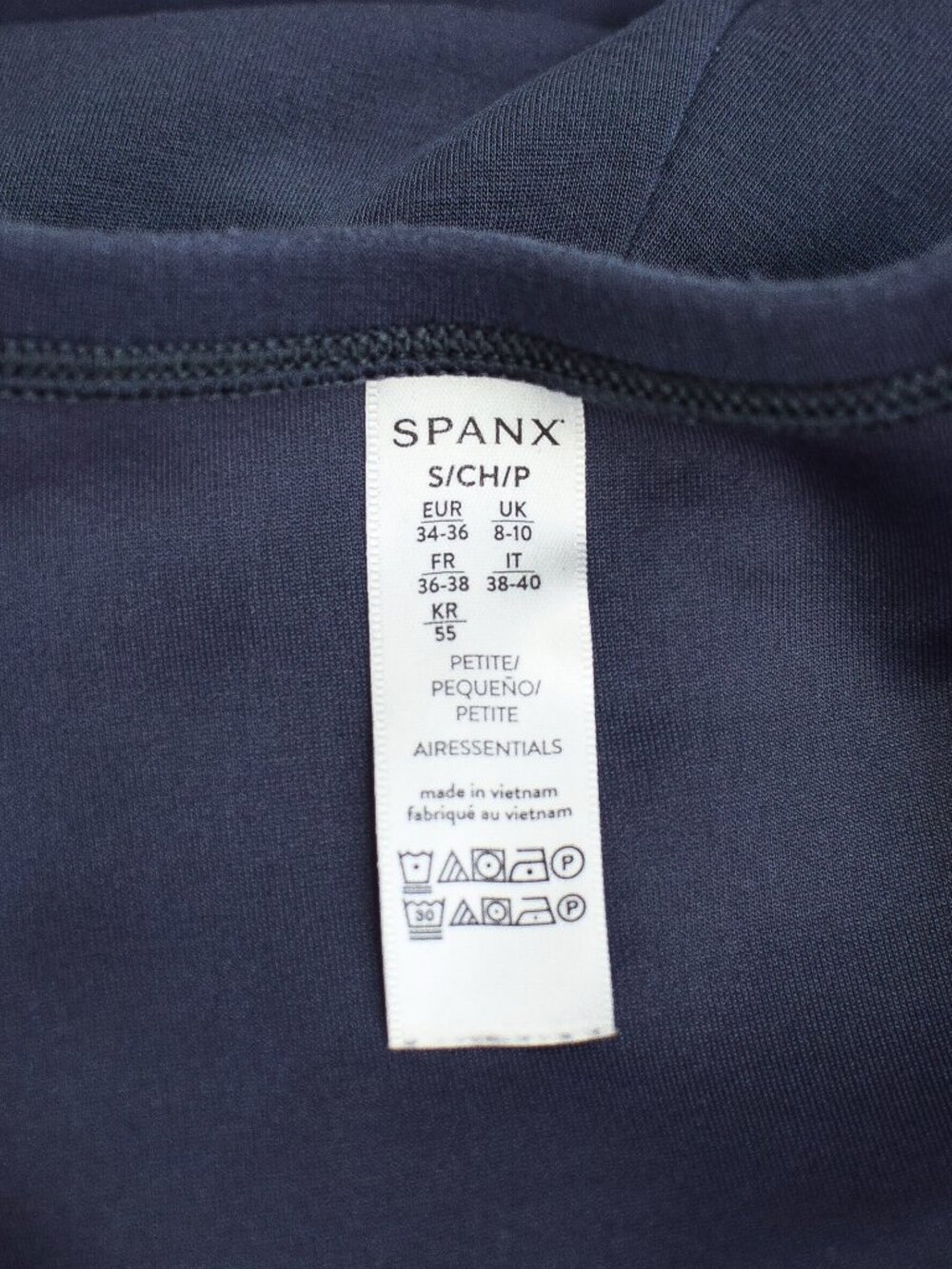 Spanx AirEssentials Off Shoulder Jumpsuit Blue Size SP Wide Leg Slouchy Lounge - Picture 10 of 14
